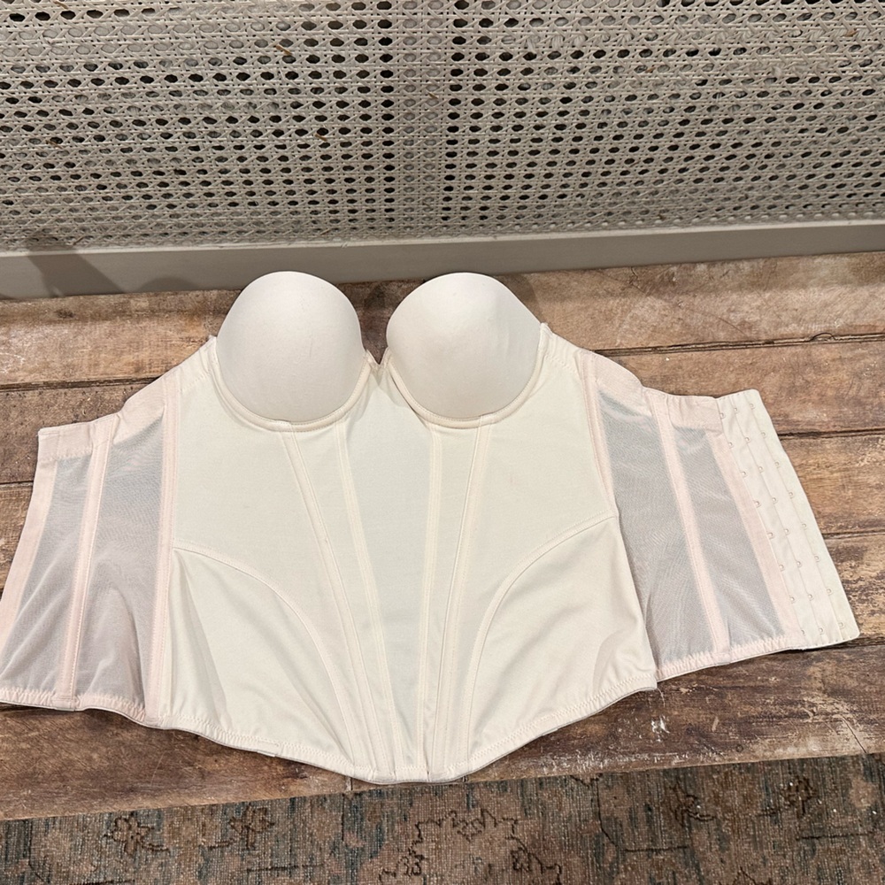 Jezebel Bridal Beige Corset Top